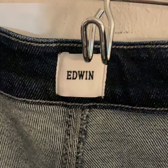 Free People Edwin Quietude Indigo Style Jeans, Size 34, Dark Blue, NWT, Bootcut - Picture 6 of 9